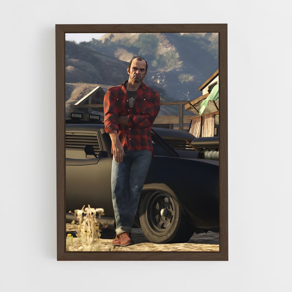 Poster Chaos à Los Santos – affiche GTA V (vue 5)